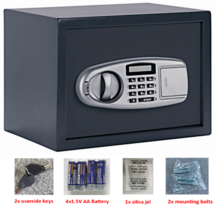 Mingyou 25SEE Best Selling Security Digital Safe Box With 2 Manual Override Keys Safe Box Security Caja Fuerte 