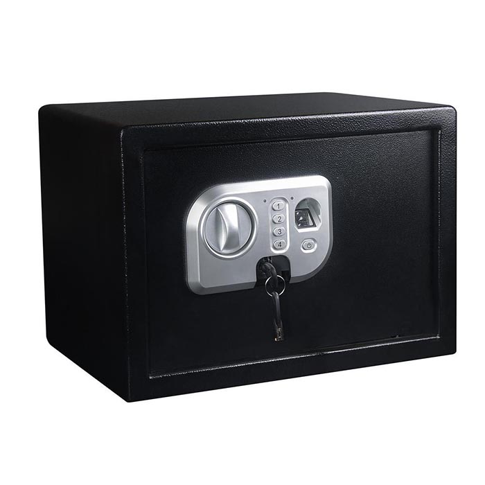 Mingyou 25SBA Bank Deposit Secure Home Office 2 Manual Override Keys Biometric Safe Digital Fingerprint Safe Box (2)