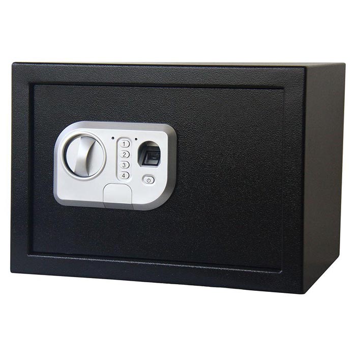 Mingyou 25SBA Bank Deposit Secure Home Office 2 Manual Override Keys Biometric Safe Digital Fingerprint Safe Box