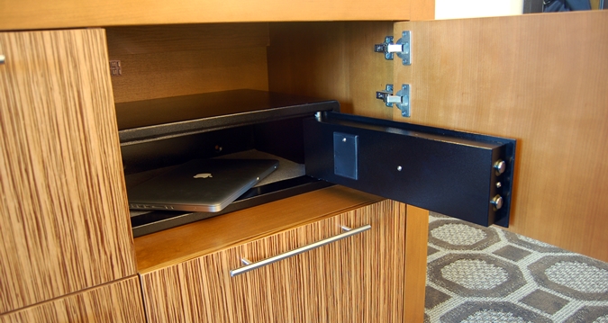 Mingyou 195SHF Digital Electronic Laptop Hotel Room Motorized Safe Box Safety Locker For Hotel